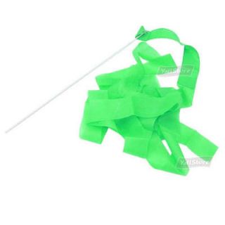 New Green Gymnastics Gym Dance Ribbon Streamers Free