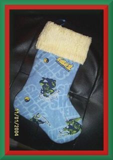 Handmade Christmas Stocking ~ Teenage Mutant Ninja Turtle (flannel)