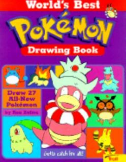 Worlds Best Pokemon Drawing Book by Ron Zalme 2000, Paperback