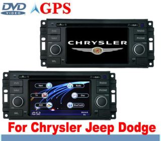 Chrysler 300c Jeep Dodge In Car DVD player GPS Sat Nav Navigation IPOD 