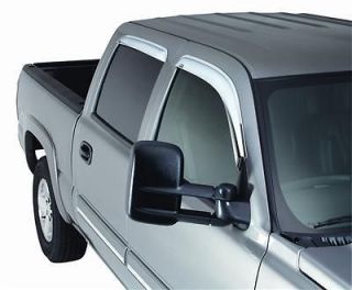 Auto Ventshade Chrome Window Ventvisors Front And Rear Set Of 4 