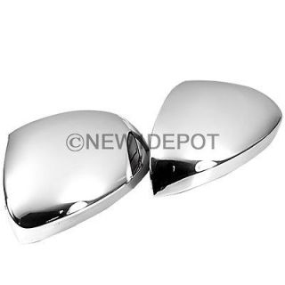 TRIPLE CHROME SIDE MIRROR COVER TRIMS KITS FOR PEUGEOT 2008 2011 