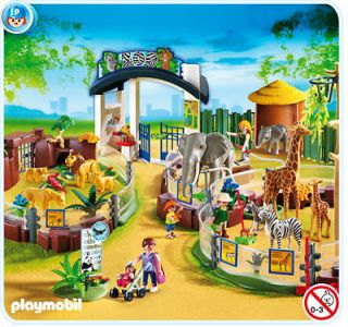 Playmobil #4850 Large Animal Zoo w/ Entrance   NEW