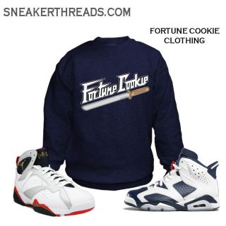 FORTUNE COOKIE COOKIE CUTTER OLYMPIC NAVY SWEATER MATCH JORDAN