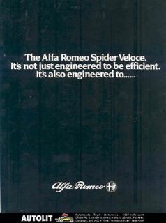Alfa Romeo Spider Sale