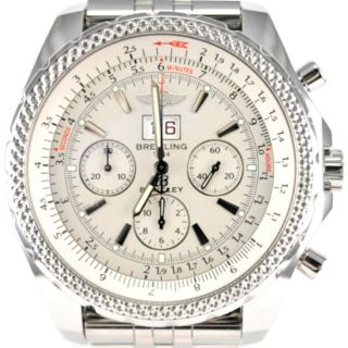 Breitling for Bentley 6.75 A44362 Stainless Steel Chronograph Silver 