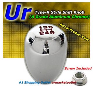 NEW Aluminum Universal 5 SPDS Type R Chrome Manual Transmission MT 