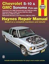 94 04 Chevy S10 Blazer Jimmy Bravada Shop Service Repair Manual book 
