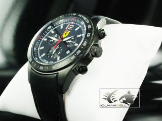 Ferrari Chrono Watch Black   Chronograph Ronda 5030 D