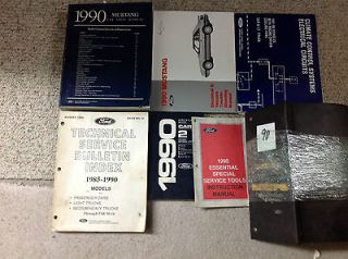 1990 Ford Mustang Gt Cobra Service Shop Repair Manual SET W EWD PLUS 