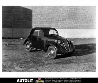 1946 Fiat Model 500 Topolino Factory Photo