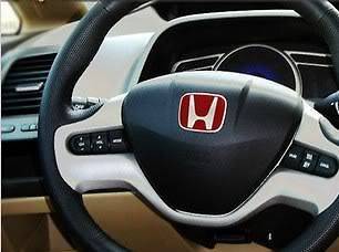 New Honda JDM Auto Red Emblem Steering Wheel Stickers Badge Never Fade 