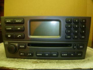 02 05 Jaguar X Type Radio Cd Player 1X43 18B876 AB Black Face