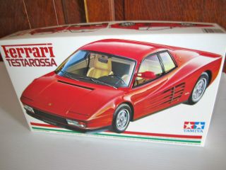 Tamiya Models 1/24 scale Ferrari Testarossa Sports Car Kit
