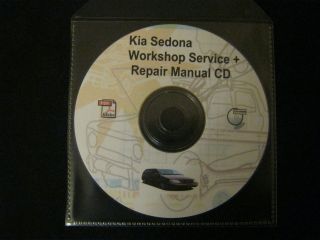 KIA Sedona Workshop Service + Repair Manual 2001 – 2006