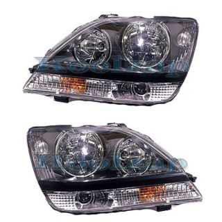 99 00 Lexus RX300 RX 300 Headlights Headlamps Head Lights Lamps Pair 