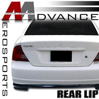 01 03 Honda Civic 2D/2DR/Coupe JDM Black T R Style ABS Rear Bumper Lip 