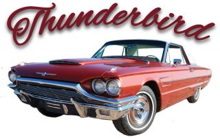 Ford Thunderbird   T Bird Hot Rod Vintage Antique Classic Car 