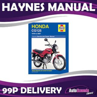 Honda CG125 1976 2007 Haynes Motorcycle Manual