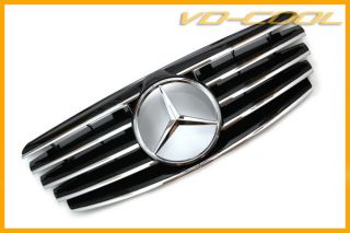 02 06 Mercedes Benz AMG W211 E320 E350 E500 E 55 Black Grille CL Style 