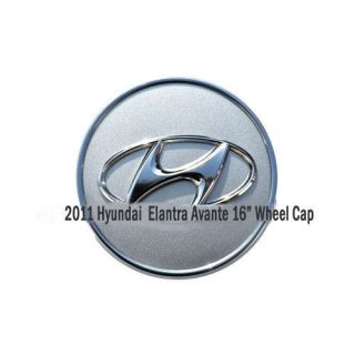 2011 Hyundai Elantra Avante MD OEM 16 Wheel Center Hub Caps 4PC/Set 