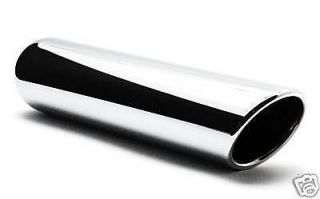 Jones Exhaust Tip Chrome Plated 4 X 22 AR 2.50 Inch fits 2.50 Exhaust 