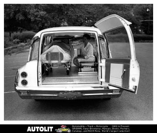 1961 Pontiac Low Headroom Ambulance Factory Photo