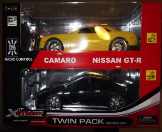   Control Cars   Twin Pack   Chevrolet Camaro & Nissan GT R   BRAND NEW