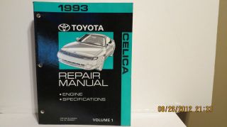 toyota celica repair manual in Toyota