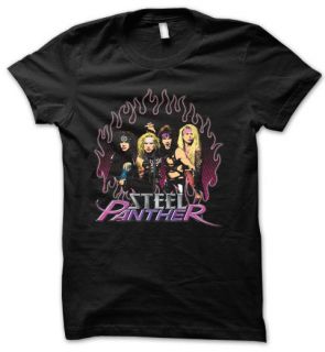 STEEL PANTHER Comedy Rock Band Mens T Shirt S, M, L, XL, 2XL
