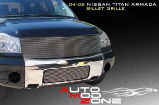   08 NISSAN TITAN ARMADA Billet Grille Combo (Fits 2004 Nissan Titan