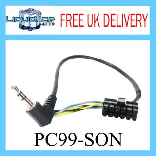 PC99 SON Sony Patch Adaptor Lead Cable Stereo Radio CD