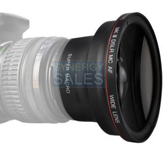   Fisheye Wide Angle Lens with Macro for 58 MM Canon EOS 500D 550D 600D