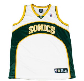   SONICS Blank Authentic NBA Jersey by Adidas  Supersonics Basketball