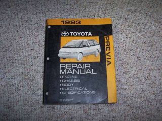 Toyota Previa repair manual