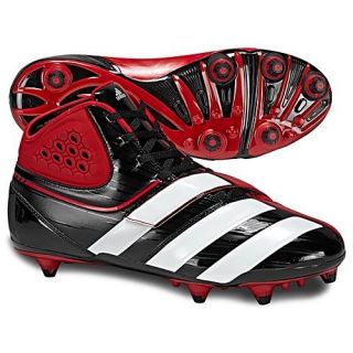New Mens Adidas Malice D Football Cleats Black & Red wrench included