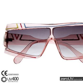   costume funky dance asymmetric disco retro 80s sunglasses 2952 pink