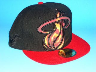   Heat New Era 59fifty Hat Size 7 1/4 Marvel Heroes Human Torch Fitted