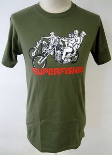 UPPER PLAYGROUND SUPERFISHAL FREE AND EASY MENS SHIRT EASY RIDER FILM 