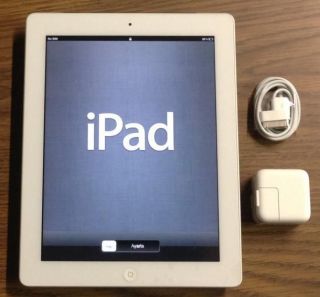 Apple iPad 3rd Generation White 32GB, Wi Fi + 4G (AT&T), 9.7in MD370LL 