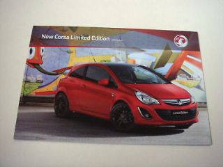 Vauxhall . Corsa . New Corsa Limited Edition . 2011 . Sales Leaflet