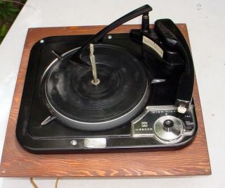 Vintage Webcor 16/33/45/78 Phonograph Record Player