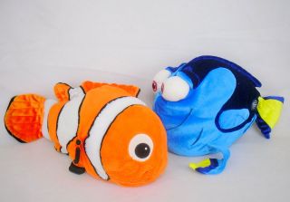    Exclusive Finding Nemo 14 Dory & 16 Nemo Fish Plush Lot