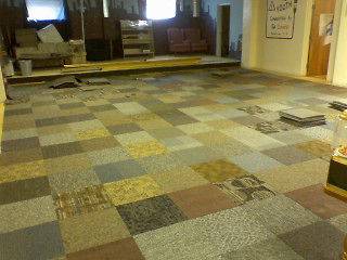 Carpet Tile Squares 1000 square feet   53 cents Sq Ft  