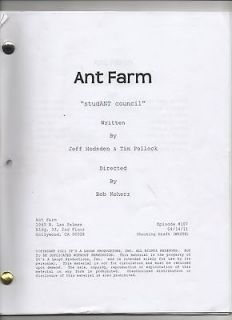 Ant Farm Script Disney China McClain   U Pick Episode   Season 1
