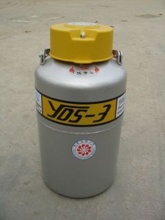 15 L Cryogenic Container Liquid Nitrogen LN2 Tank with Straps