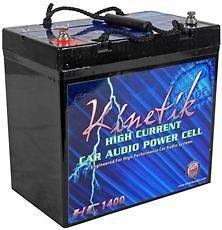   HC1400B Black 12 Volt High Current Power Cell/Car Audio Battery HC1400