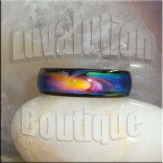 Genuine Black Agate Color Changing Mood Ring 5 6 7 8