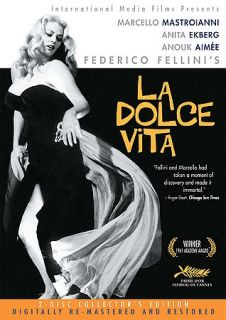La Dolce Vita DVD, 2004, 2 Disc Set, Collectors Edition