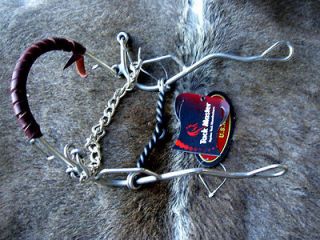   Steel Bit 5 Snaffle Twisted Mouth 10 Cheeks Bridle Saddle Tack